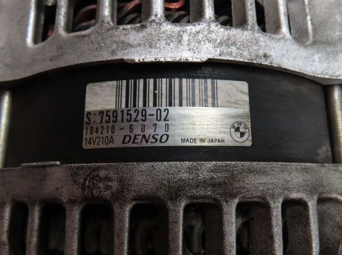 2010-2012 bmw 535igt 535i x3 x5 x6 (e70 e71 f07 f10 f25) 3.0l alternator 215 amp