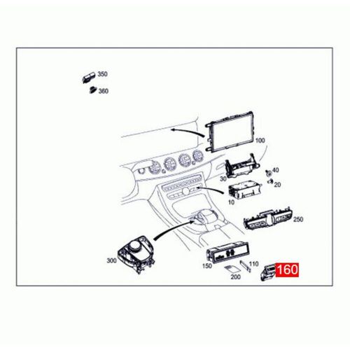 Multimedia conn unit usb port a2138203200 for benz e-class w213 c238 17-2019 new