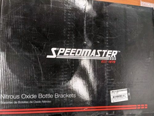 Speedmaster nitrous oxide nos aluminum dual double bottle holder bracket