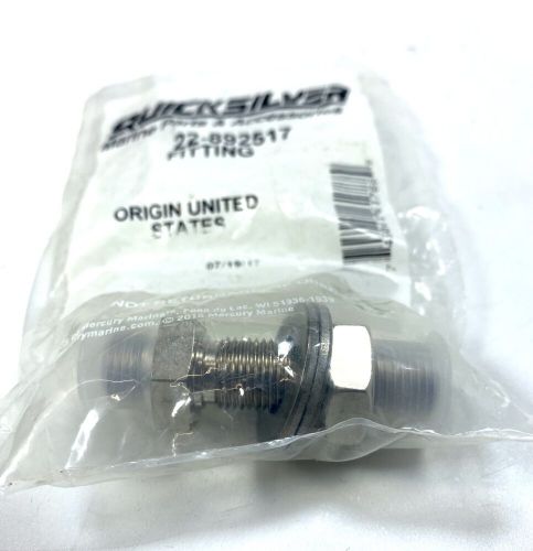 -new- quicksilver 22-892517, bulk head fitting oem