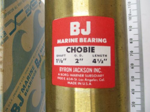 Chobie bj marine cutless brass bearing 1 1/8” shaft x 2” x 4 1/2&#034;