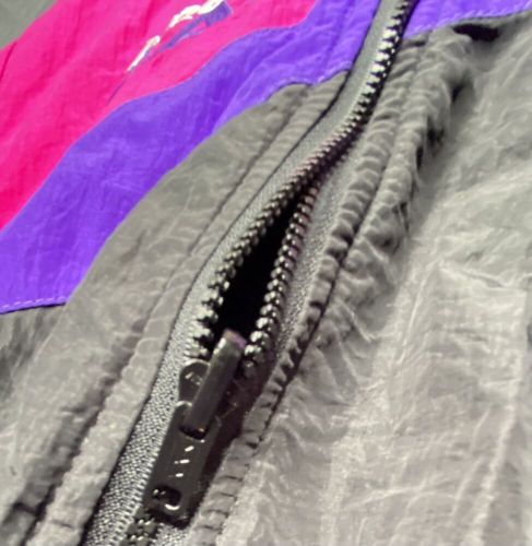 Vintage arcticwear arctic cat racing snowmobile jacket size xl pink purple black