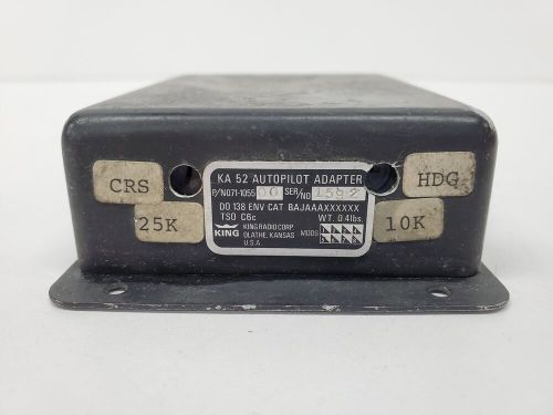 Used bendix/king ka 52 autopilot adapter p/n: 071-1055-00 (23749)