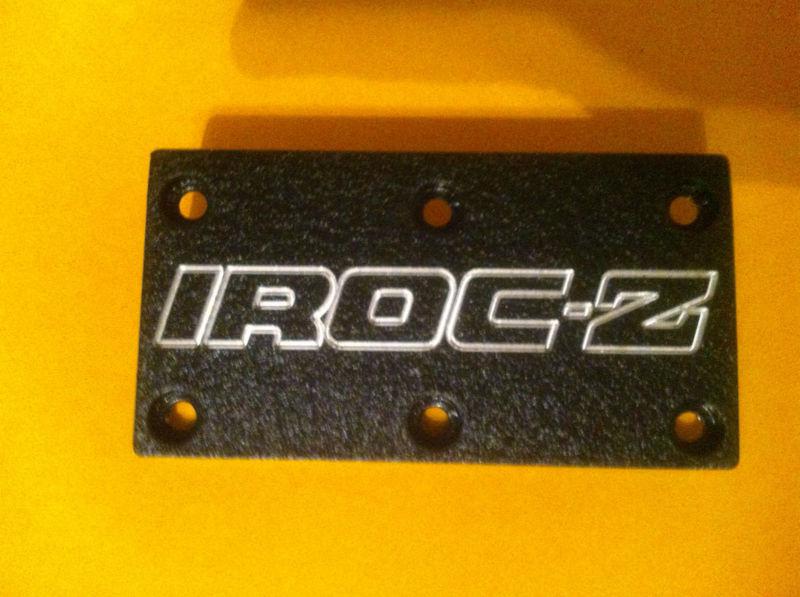 Iroc-z tpi tuned port injection throttle body plate sbc chevy lt1 lt4 camaro rs