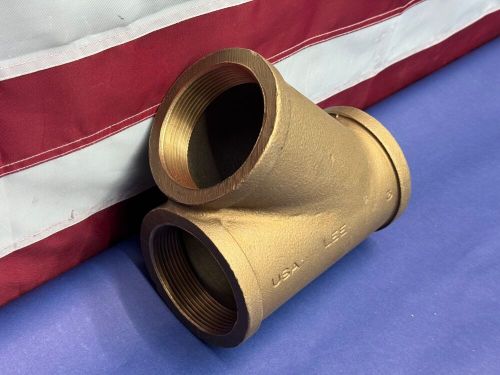 3&#034;  brass pipe 45 ° y-branch lateral threaded fitting fnpt class 125 608400650lf