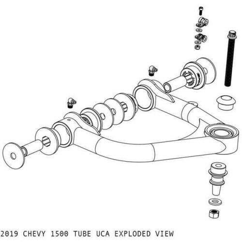 Camburg 210065 gm 1500 2wd/4wd &#039;19-23 1.25 perfo (cam210065)