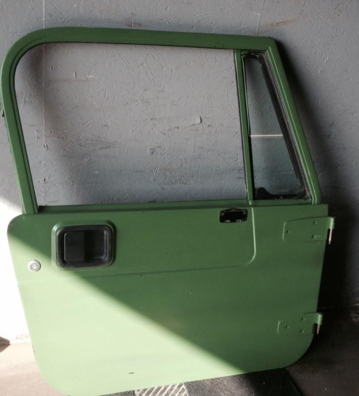 Jeep wrangler yj 86-95 full metal door john deere green  passenger side 