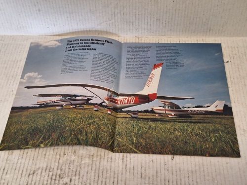 1978 cessna oem brochure cessna 152 / skyhawk / hawk xp - great condition