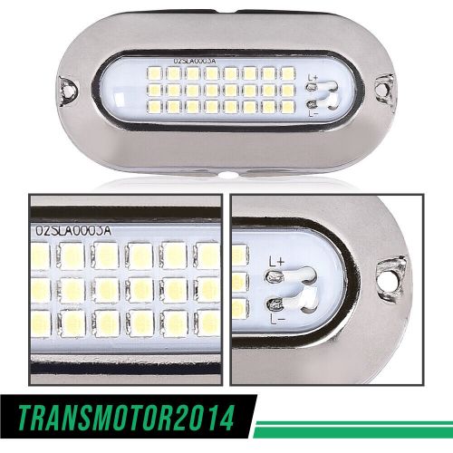 2pcs led pontoon boat docking light bright white marine boat light 12v