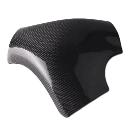 Rear carbon fiber fuel gas tank cover protector for kawasaki ninja zx6r 07-2008