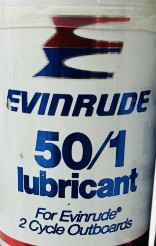 6 pack evinrude 2 cycle outboard 50/1 lubricant 16oz pint oil 2 stroke -new