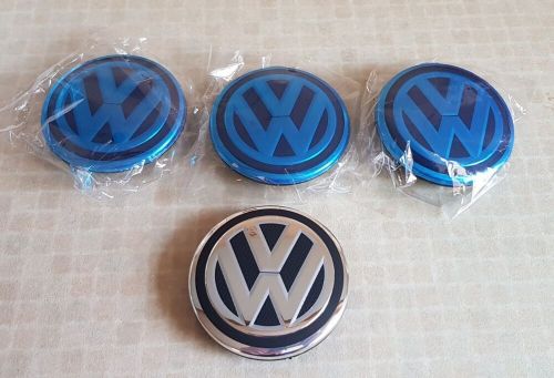 Set of 4 x vw alloy wheel centre caps hub covers 65mm 5g0 601 171