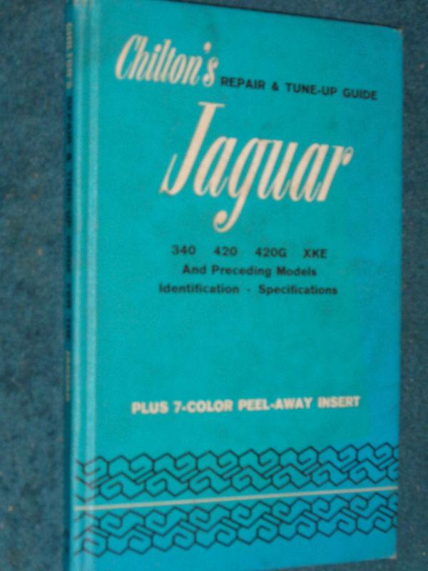 1961-1969 jaguar shop manual / 68 67 66 65 64 63 62+ chilton's repair book