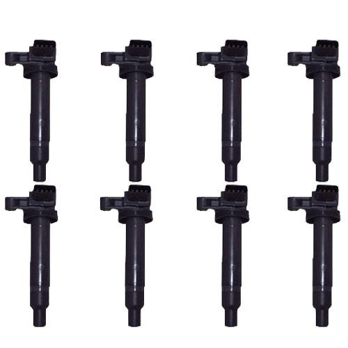 Ignition coil - set of 8 - lexus toyota 4.3l 4.7l 5.7l v8 - 90919-02230 - new