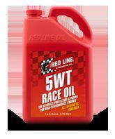 Red line synthetic oil 5 wt race oil, case of 12 quarts 