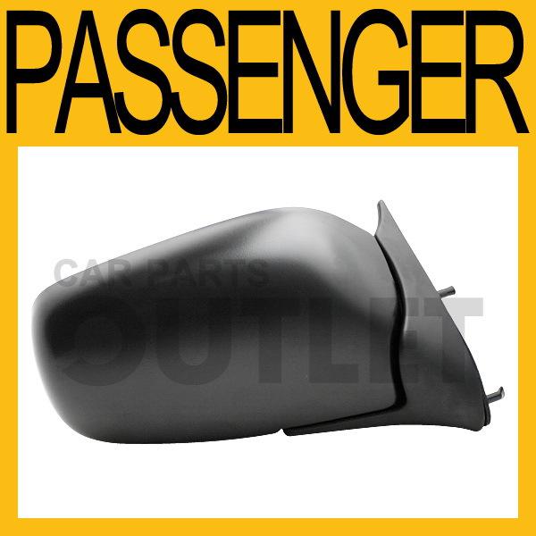 1991-1995 caravan voyager passenger side rear view mirror standard foldaway rh