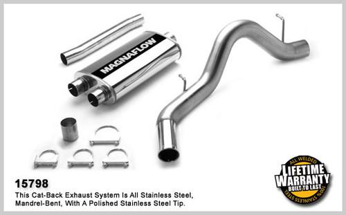 Magnaflow 15798 chevrolet truck suburban 2500 stainless cat-back system exhaust