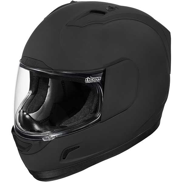 (clearance) icon alliance rubatone matte black full face motorcycle helmet