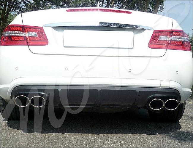 2010-2013 mercedes-benz c207 e-class coupe 2dr amg style dual exhaust tips pipes