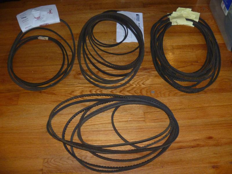 Huge lot of 30 dayco, gates, ford timing belts, v-belts, ac, machine belt, air