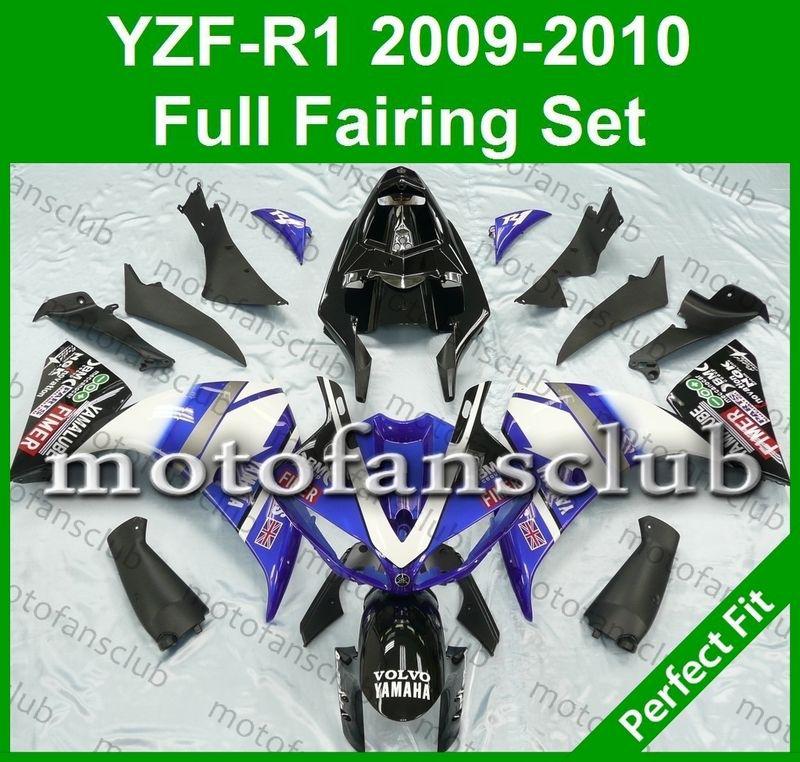 Fit yamaha yzf r1 09 10 yzfr1 2009 2010 1000 fairing bodywork plastics #01 b