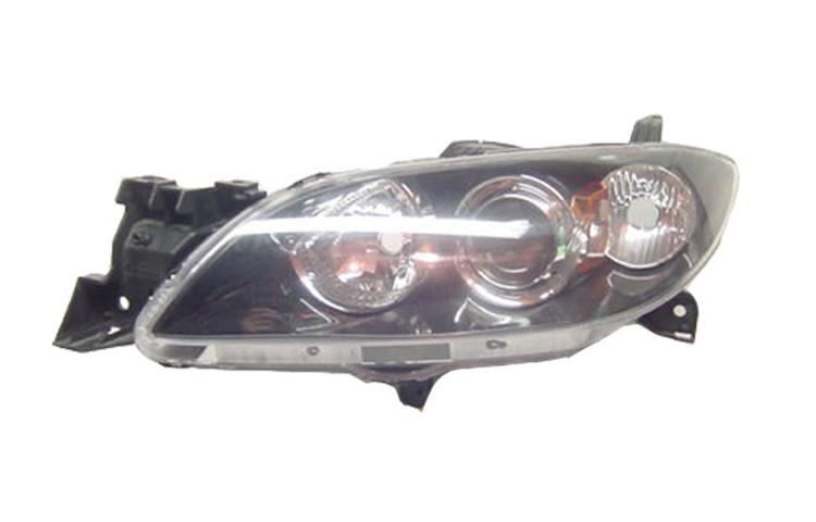 Right passenger side replacement headlight hid type 04-06 mazda 3 4dr -bnyr51031