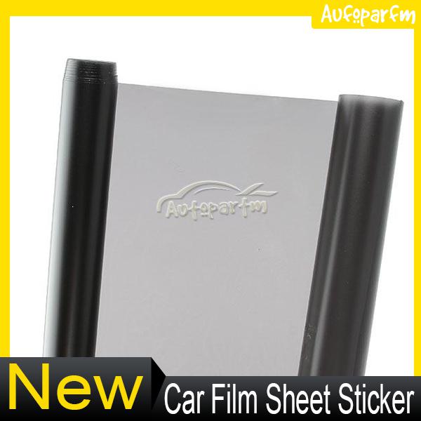 Car auto fog light headlight taillight tint vinyl film sheet sticker matt black