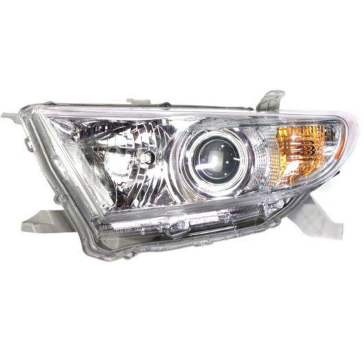 New headlight lamp driver left side clear lens halogen lh hand to2502202