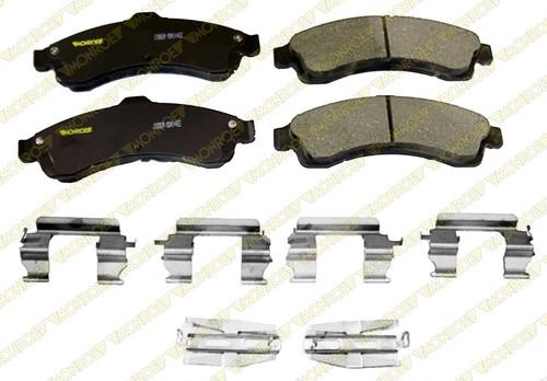 Monroe cx882a brake pad or shoe, front-monroe ceramics brake pad