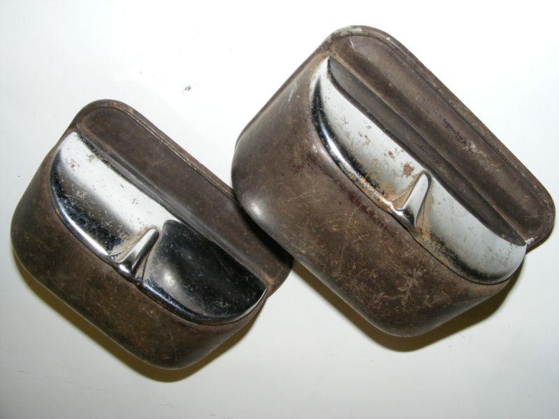 1940 ford rear quarter ashtrays pair good used condition