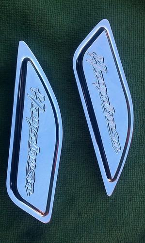 1999 2007 suzuki hayabusa chrome gas tank  covers 00 01 02 03 04 05 06