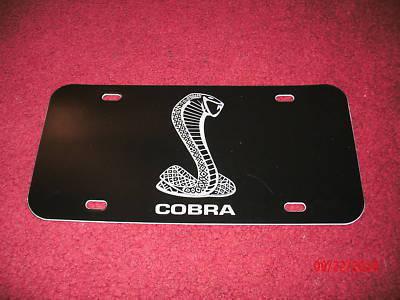 Ford mustang svt cobra shelby cobra snake license plate