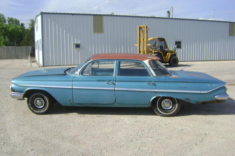 1961 61 chevy bel air 4dr project parts car rat rod