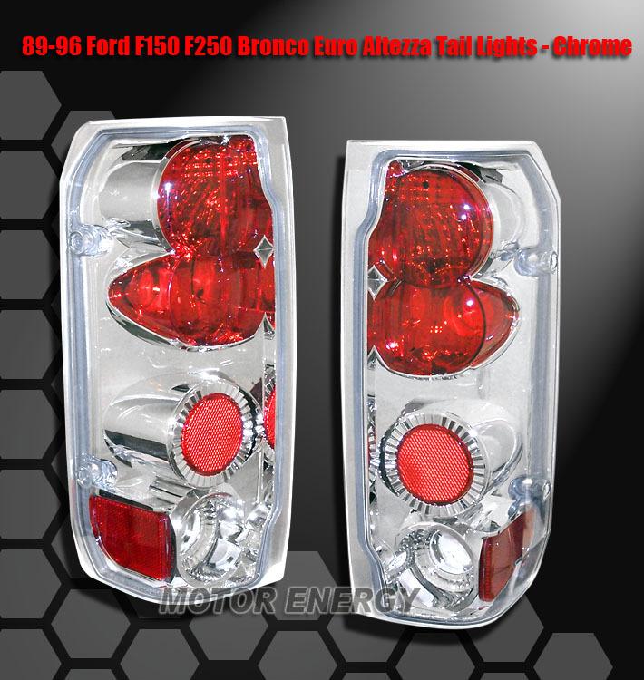 1989-1996 ford f150 f250 bronco altezza tail light 1990