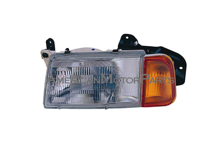 Depo pair replacement headlight w/ corner lamp 89-98 suzuki sidekick