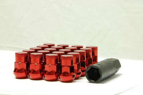 Muteki sr35 closed ended lug nuts red 12 x 1.25 32925r