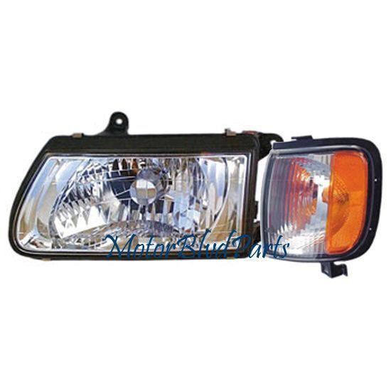 00-02 rodeo headlight headlamp+corner light left driver