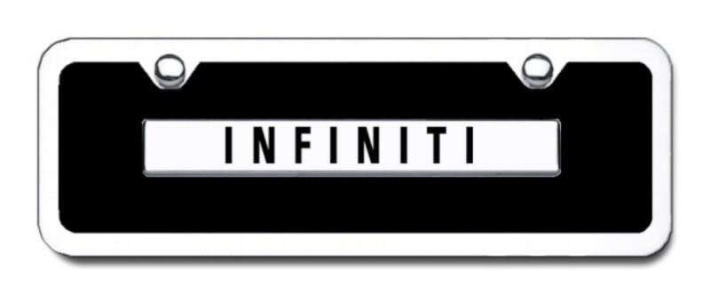 Infiniti chrome  engraved name badge made in usa genuine