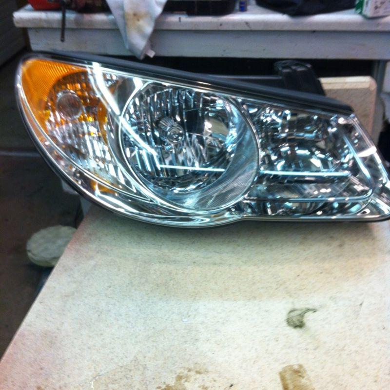 2007 08 09 2010 hyundai elantra passenger side right headlight oem