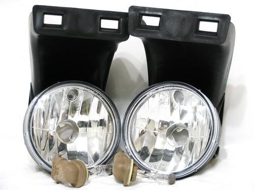 Dodge 99-02 ram truck pickup driving fog light lamp rl h pair w/light bulbs new