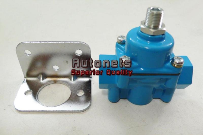 Aluminum adjustable fuel pressure regulator high performance 4-9 psi blue