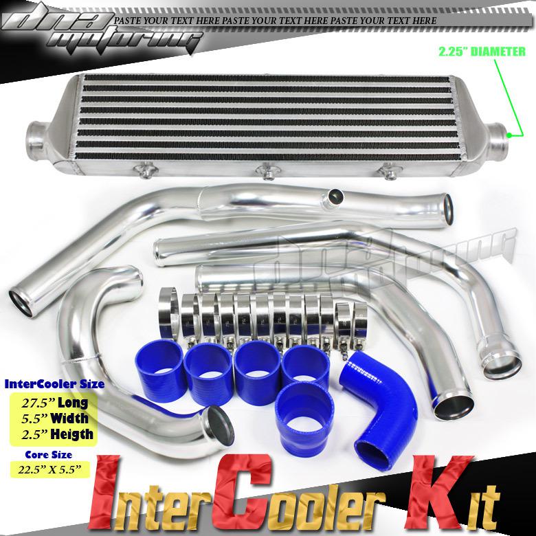 Honda prelude 92-01 bar&plate  front mount intercooler+bolt on aluminum piping