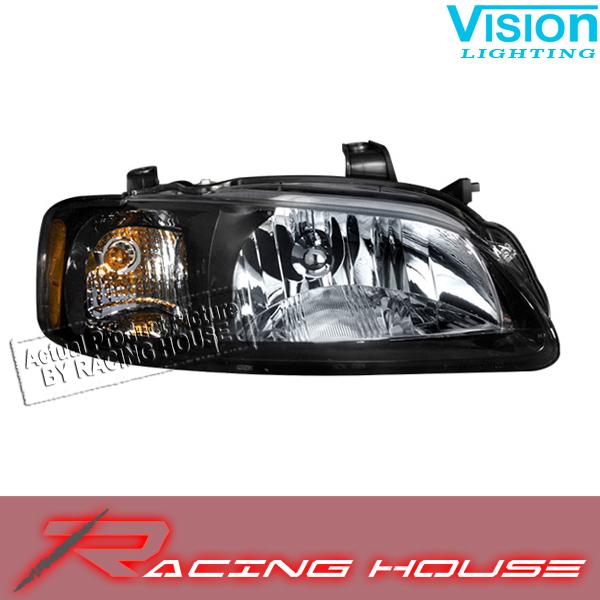 Right passenger side headlight kit unit 2002-2003 nissan sentra se-r spec v