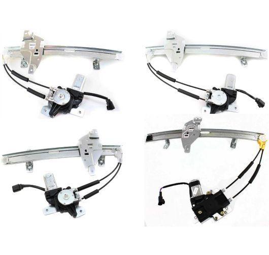 97-03 pontiac grand prix 4 door power window regulators w/motor set of 4 kit