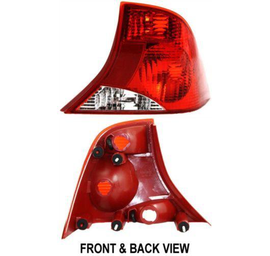 00-04 ford focus sedan red brake light taillight lamp passenger side right rh