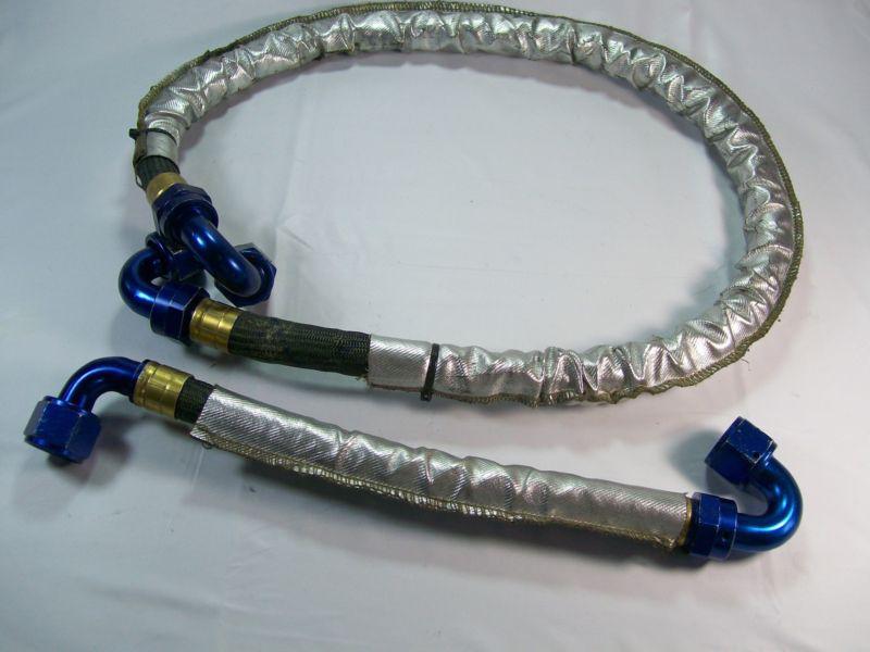 Nascar lot of 2  nylon nomex braied hoses an-12