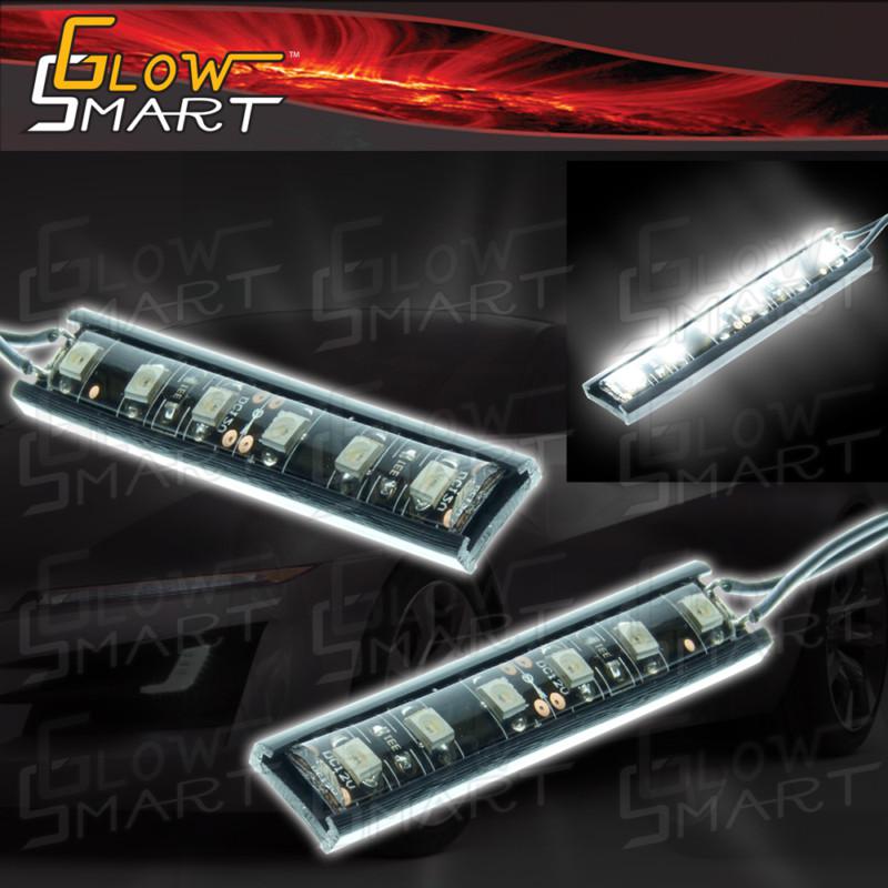 2 x 2” led strip light 6 smd door trim panel courtesy dash lighting wh