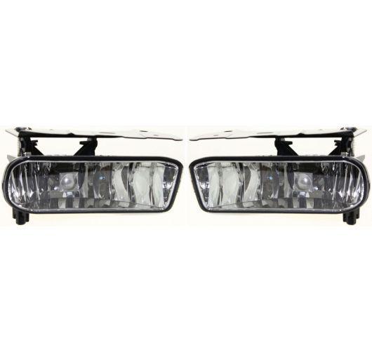 Cadillac escalade 02-06 pair left & right fog lights lamps set lens & housing