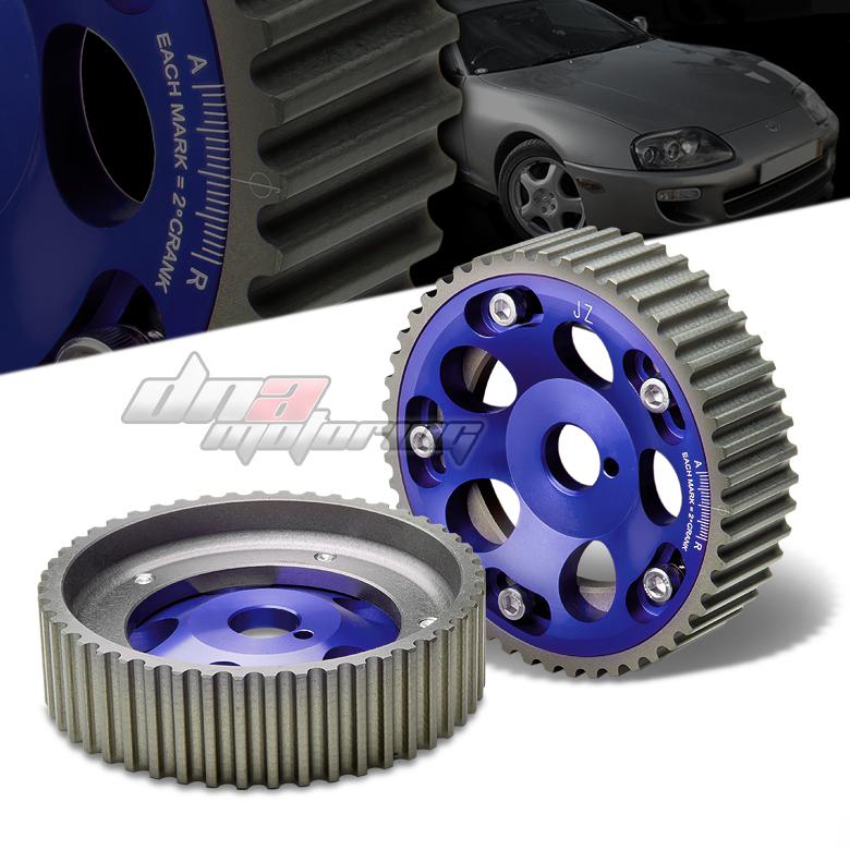 93-98 toyota supra mark iv/is300 2jz dohc engine blue anodized cam gear pulley