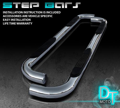 03-09 toyota 4runner t-304 stainless steel 3" side step nerf bar running board